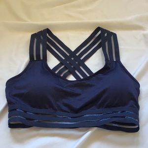 Woman’s Navy Blue Sports Bra